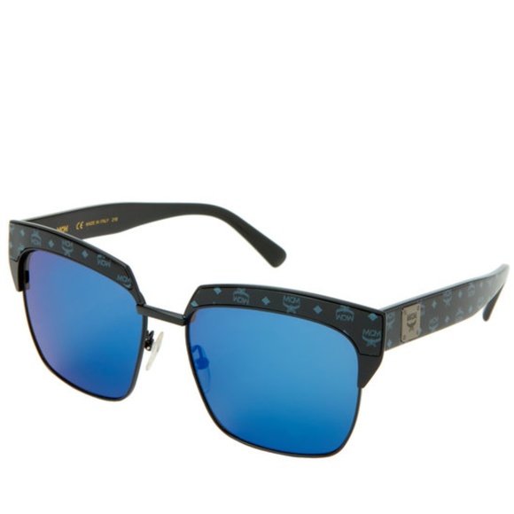 MCM 102S Black Logo Square Sunglasses